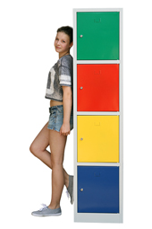 Wertfächer mit standard verschiedenfarbiger Türen